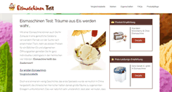 Desktop Screenshot of eismaschinentest.com